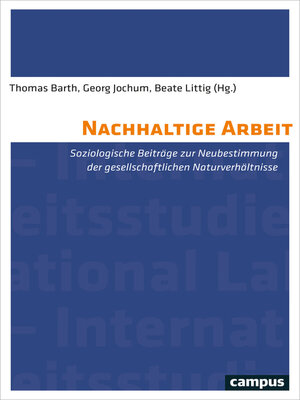 cover image of Nachhaltige Arbeit